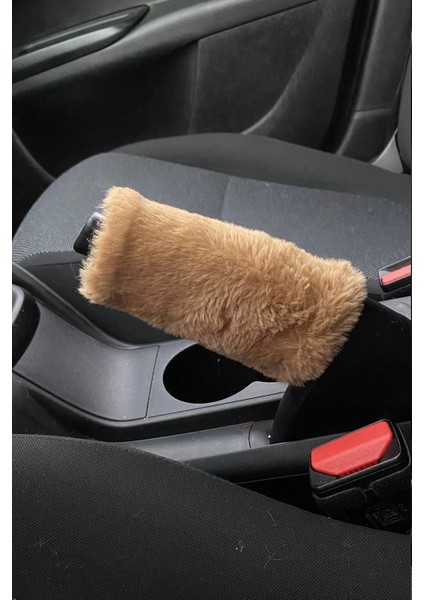 Yumuşak Peluş El Freni Süsü Kahverengi