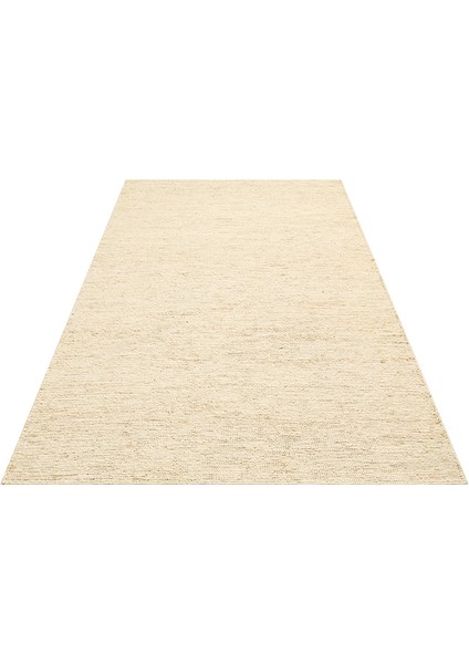 Giger Ivory, Jüt Kullanılarak El Örgüsü ile Üretilen Hasır Dokulu Jüt Halı