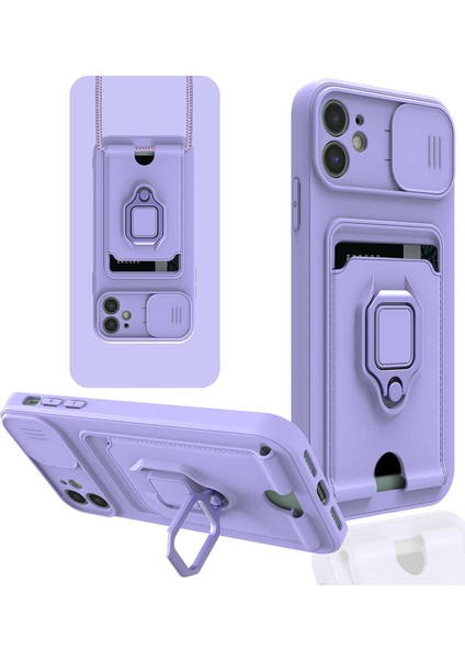 iPhone 11 Uyumlu ​brvh Pelit Kapak-Lila