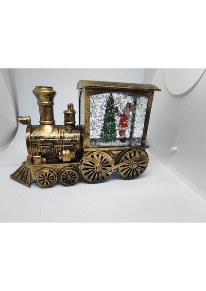Noel Temalı Işıklı Kar Küresi Tren fiyatları