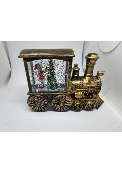 Noel Temalı Işıklı Kar Küresi Tren modelleri