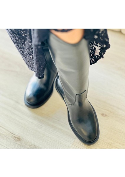 Addasso Hakiki Deri Çizme