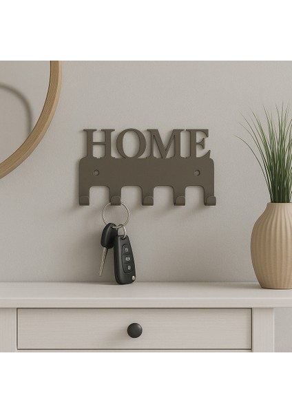 Home Yazılı Metal Anahtarlık Askısı | Duvar Tipi Anahtar Organizer fiyatları