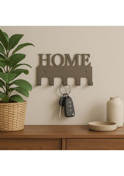 Home Yazılı Metal Anahtarlık Askısı | Duvar Tipi Anahtar Organizer modelleri