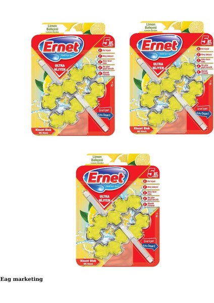 Ultra Hijyen Klozet Blok Limon Bahçesi 6X50 G