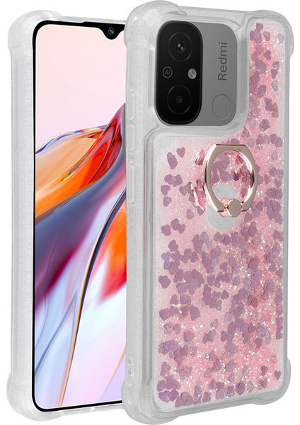 Xiaomi Redmi 12C Kılıf Brvh Milce Kapak-Pembe