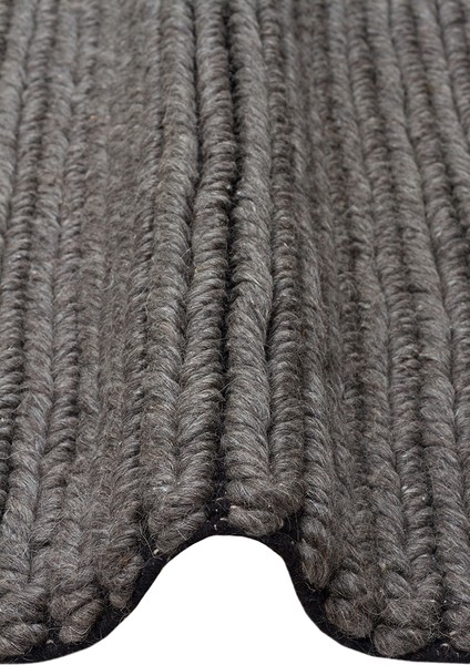 Wolly Grey, %100 Yün Kullanılarak El Işçiliğiyle Örülmüş, Yumuşak Dokulu Bohem Halı modelleri