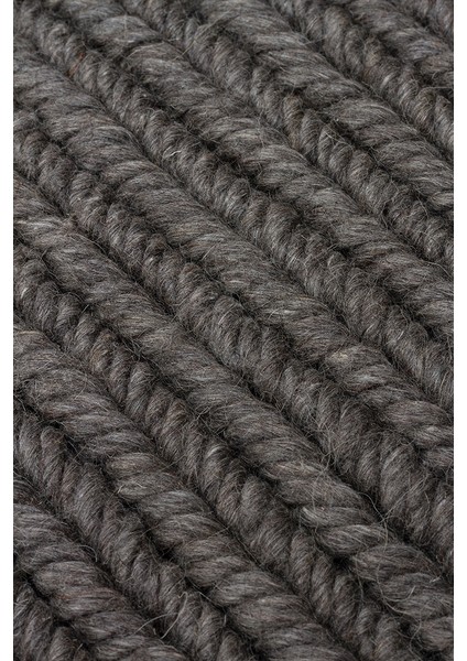 Wolly Grey, %100 Yün Kullanılarak El Işçiliğiyle Örülmüş, Yumuşak Dokulu Bohem Halı fırsatları