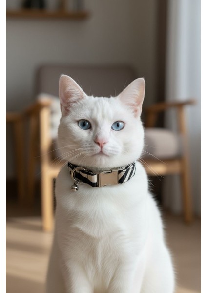 Zebra Zilli Kedi Boyun Tasması fiyatları