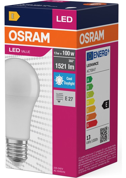 13W LED Ampul 6500K Beyaz Işık – Ev Aydınlatması Için Yüksek Parlaklık 5 Adet fırsatları