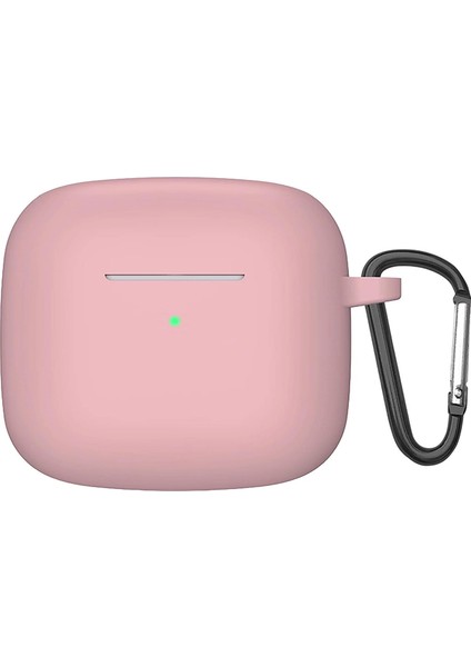 Caseonn Huawei Freeclip 2 Kılıf Askı Aparatlı Mat Silikon Pembe