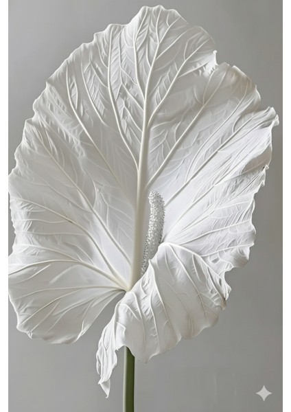 |soft|beyaz Çiçek Yaprak Minimal Kombin|çerçeveli Cam Tablo 3lü Dikey modelleri