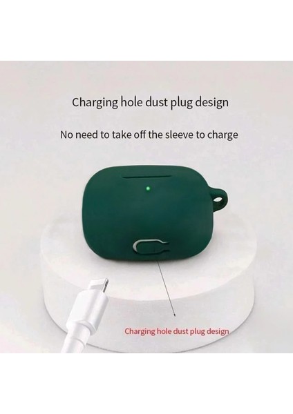 Caseonn Huawei Freeclip 2 Kılıf Askı Aparatlı Mat Silikon Lacivert indirimleri