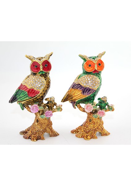 Swarovski Taşlı Tekli Baykuş