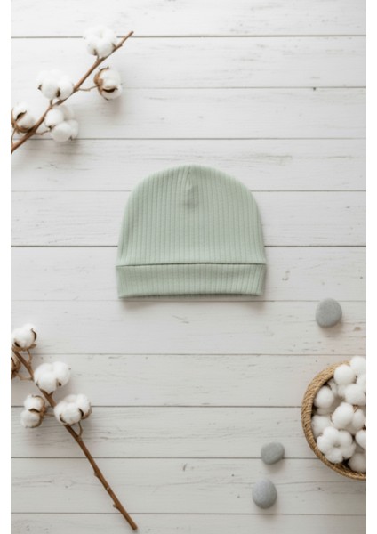 Sevimli Tavşan Desenli Fitilli Yeşil Bebek Takımı (3 Parça) modelleri