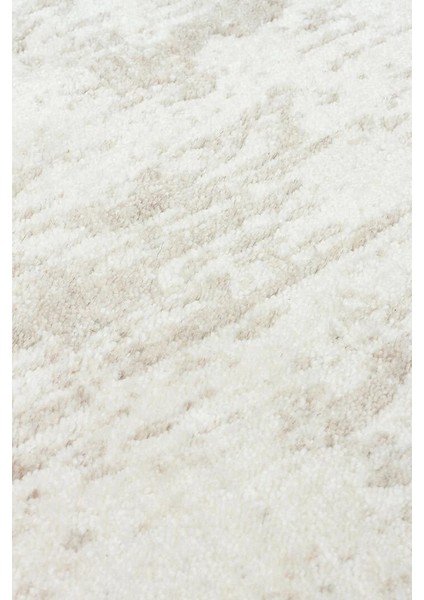 Grace Whıte Beıge, Kendinden Desenli Yün, Viskon ve Pamuk Karışımlı Desenli Zarif Salon Halısı fırsatları