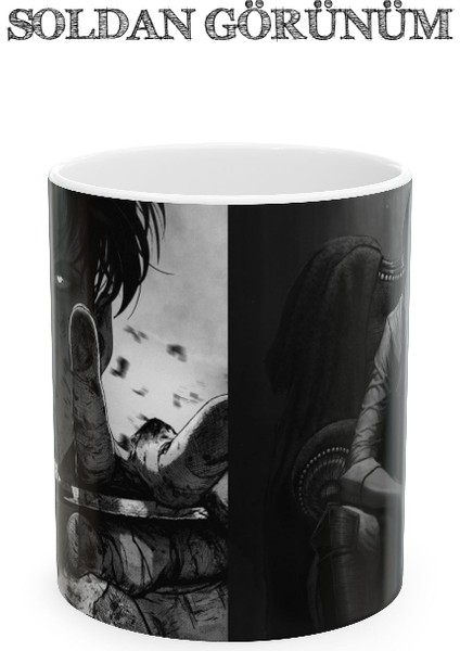 Atack On Titan "levi" Baskılı Porselen Kupa Bardak fırsatları
