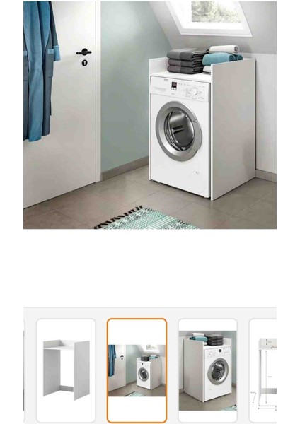 Çamaşır Makinesi Kabini 110x66x60 beyaz mat Çamaşır makinesi dolabı modelleri