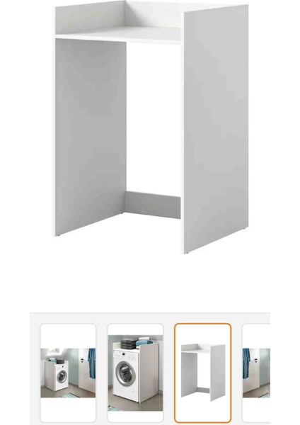 Çamaşır Makinesi Kabini 110x66x60 beyaz mat Çamaşır makinesi dolabı fırsatları