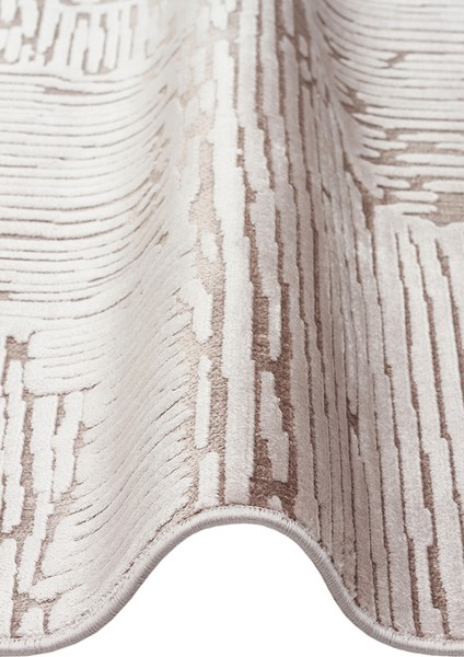 Aspendos 02 Stone, %100 Viskon ile Üretilmiş Parlaklııyla Her Dekora Uyum Sağlayan Salon Halısı