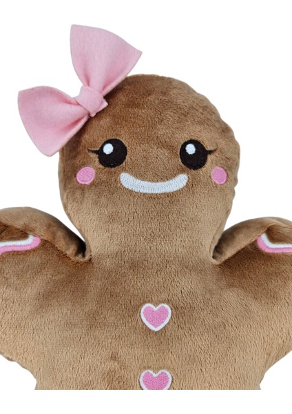 Kurabiye Kız Yılbaşı Dekorasyon 30 cm Peluş Oyuncak fırsatları