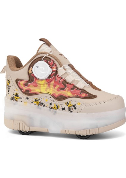 Çocuk Patenli Işıklı Çıkarılabilir 4 Tekerlekli Spor Ayakkabı indirimleri