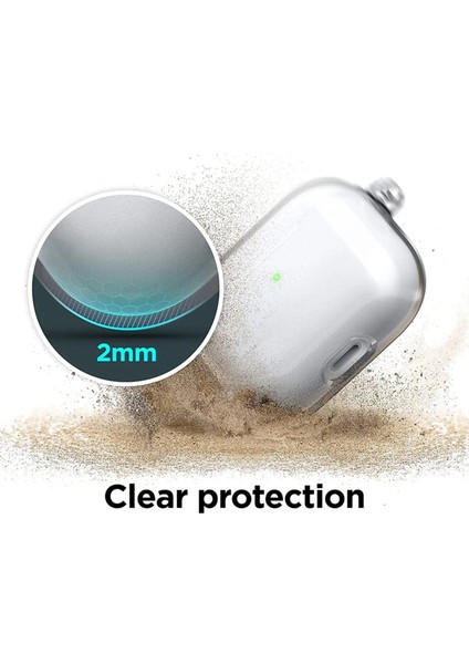 Caseonn Huawei Freeclip 2 Kılıf Askı Aparatlı Transparan Silikon Şeffaf modelleri