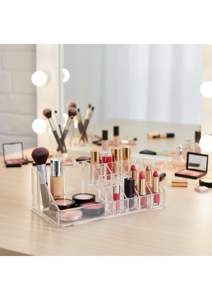 Kozmetik Ürün Düzenleyicisi Ruj Krem Rimel Kalem Makyaj Organizeri fırsatları