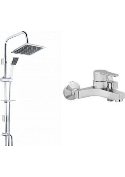 Win S Banyo Bataryası ve Tema Pratik 1f Tepe Duş Seti