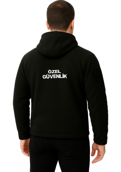 Erkek Kışlık Kalın Önden Yazılı Kapşonlu Nakış Işlemeli Özel Güvenlik Poları modelleri