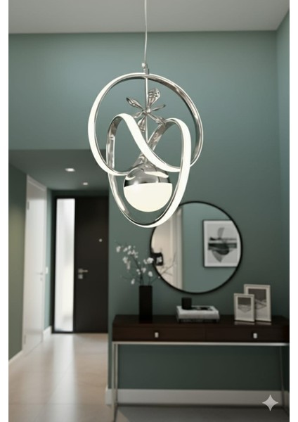 Siena 3 Renk Ledli Modern Özel Tasarım Sarkıt Ledli Avize