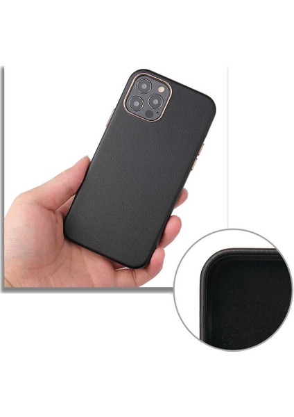 iPhone 12 Pro Max Kılıf Brvh Eyzi Kapak-Kahverengi indirimleri