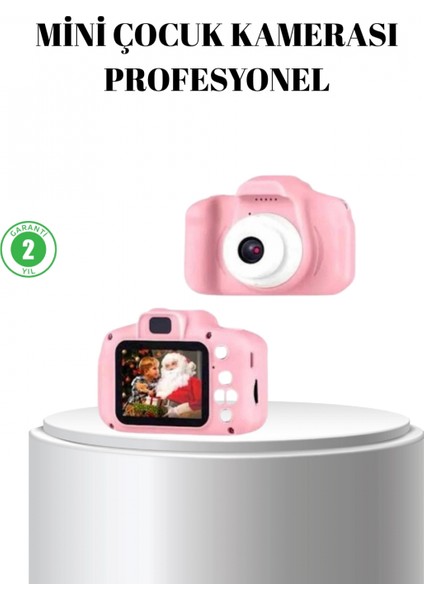 Ieg® Pembe Mini 1080P Hd Çocuk Kamera – 8mp, Video Kaydı,tf Kart Destekli