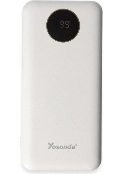 Yosonda A70 4in1 30.000 Mah Powerbank - Beyaz