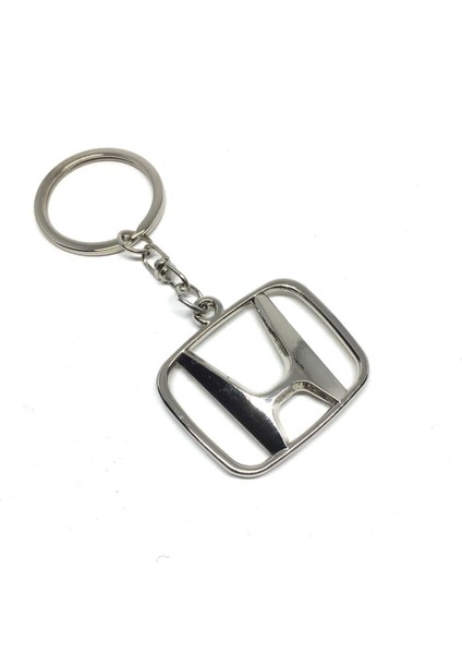 Honda Metal Oto Anahtarlık Krom