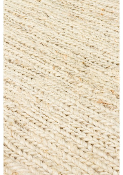 Giger Ivory, Jüt Kullanılarak El Örgüsü ile Üretilen Hasır Dokulu Jüt Halı fırsatları