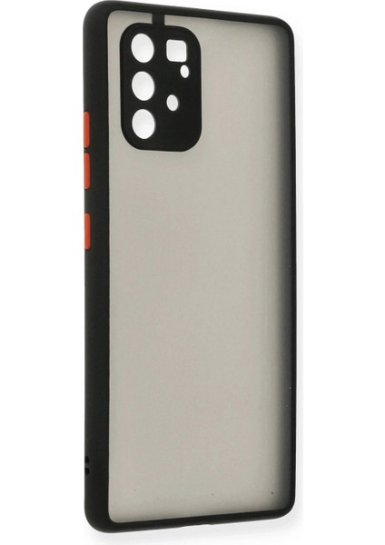 Ieg Samsung Galaxy A91 / S10 Lite Kılıf Montreal Silikon Kapak - Siyah