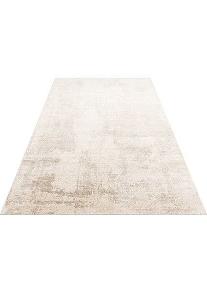 Grace Natural Beıge, Kendinden Desenli Yün, Viskon ve Pamuk Karışımlı Desenli Zarif Salon Halısı