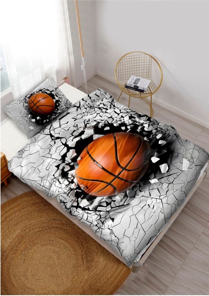 Basket Topu Çocuk Tek Kişilik Nevresim Takımı fiyatları