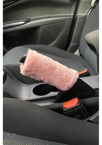 Yumuşak Peluş El Freni Süsü Pudra Pembe