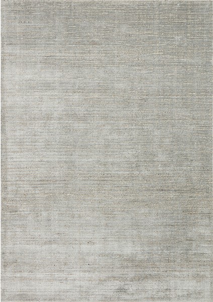 Toronto Grey, %100 El Dokuma, Yün ve Viskon Karışımlı Country Tarzı Salon Oturma Odası Halısı