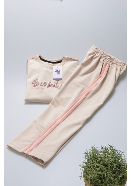 Kız Çocuk Baskılı Eşofman Takımı