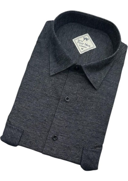 Klasik %100 Cotton Uzun Kollu Terletmeyen Kışlık Flanel Terletmeyen Gömlek (Regular Kalıp) fiyatları