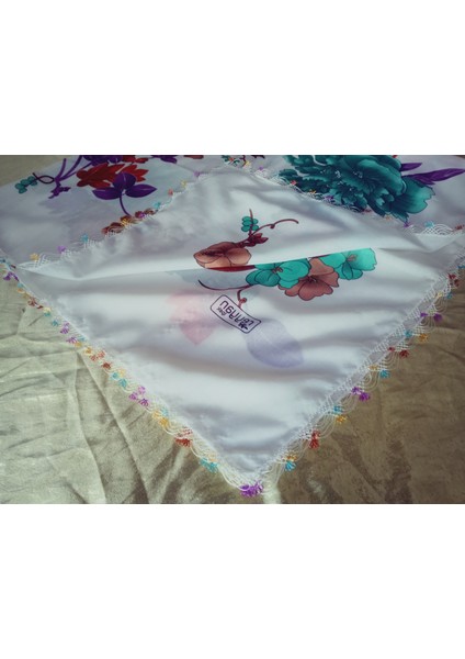 Cenk ve Reyhan Zarif ve Şık El Işi Iğne Oyalı Yazma/el Işi Iğne Yemeni/el Işi Tülbent/baş Örtüsü indirimleri