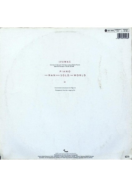 Midge Ure – If I Was (Extended Mix) Lp fiyatları