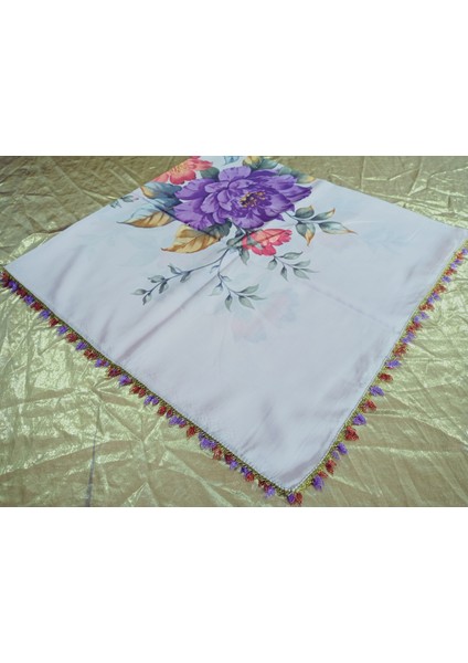 Cenk ve Reyhan Zarif ve Şık El Işi Iğne Oyalı Yazma/el Işi Iğne Yemeni/el Işi Tülbent/baş Örtüsü fırsatları