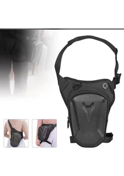 Unisex Ayarlanabilir Askılı Kulaklık Şarj Kablo Çıkışlı Motorcu Bel Bacak Çantası - Port Bag fiyatları