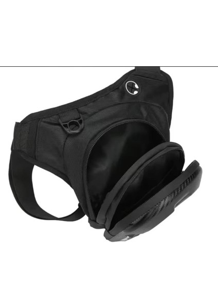 Unisex Ayarlanabilir Askılı Kulaklık Şarj Kablo Çıkışlı Motorcu Bel Bacak Çantası - Port Bag indirimleri