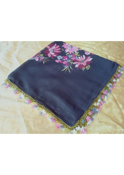 Cenk ve Reyhan Zarif ve Şık El Işi Iğne Oyalı Yazma/el Işi Iğne Yemeni/el Işi Tülbent/baş Örtüsü