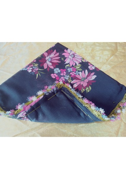 Cenk ve Reyhan Zarif ve Şık El Işi Iğne Oyalı Yazma/el Işi Iğne Yemeni/el Işi Tülbent/baş Örtüsü